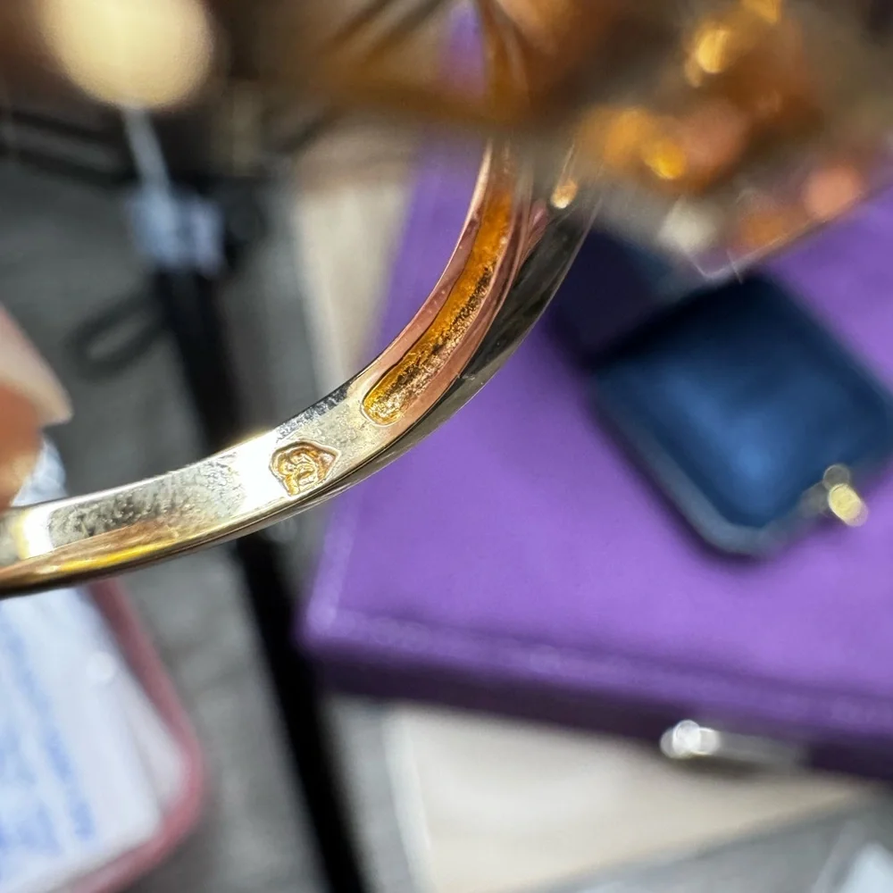 14kt Gold Citrine and Diamond Accent Cocktail Ring (2.4 tcw) - Picture 8 of 8